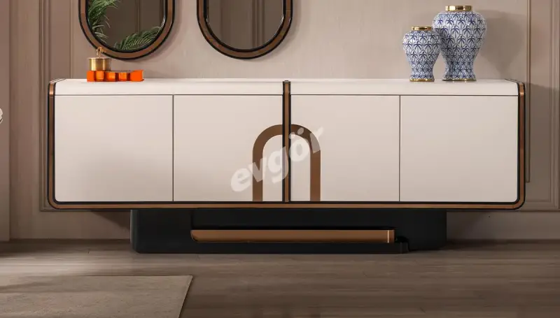 Ivory طقم غرفة طعام فاخر - 2