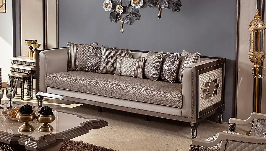 أريكة ثلاثية المقاعد بتصميم طليعي Kanon - 1