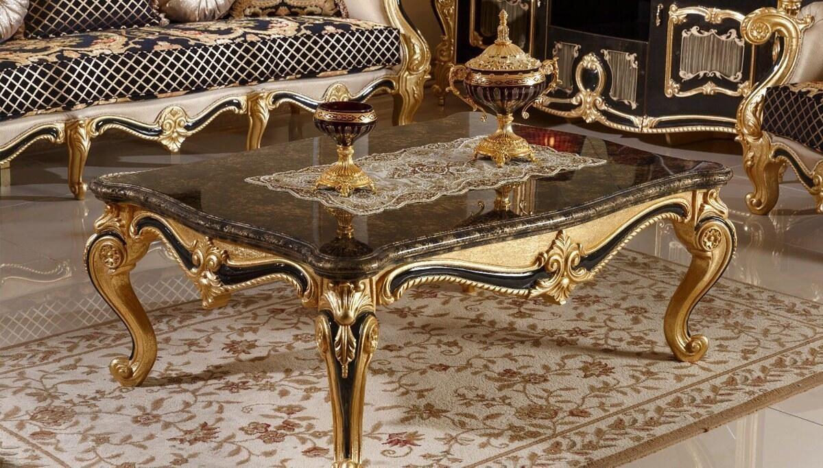 Kayıhan Black Classic Sofa Set - 4