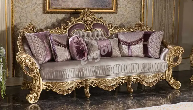 Kraliyet Klasik Üçlü Koltuk - 1