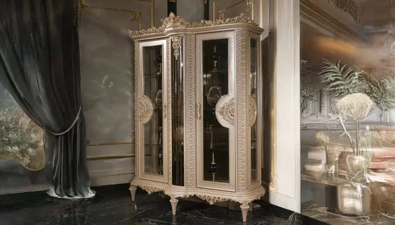 Laleli Krem Klasik Yemek Odası - 4