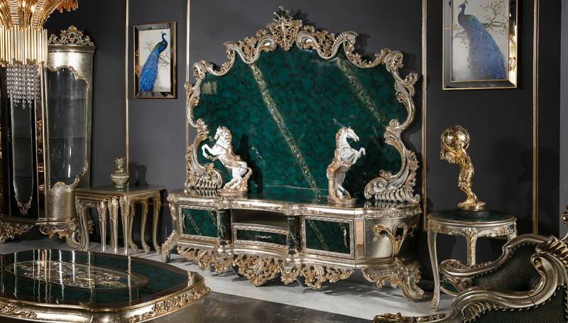 Lapseki Yeşil Klasik TV Ünitesi