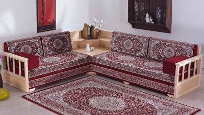 Lesano Wooden Oriental Corner Set