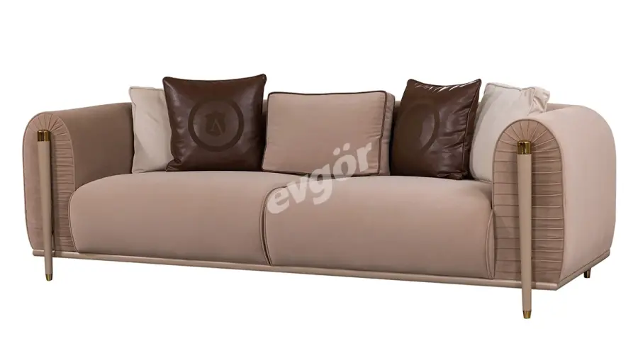 Lidya Modern Üçlü Koltuk - 1
