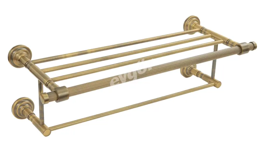 Linelar Köşeli Gold Havlu Bar - 1