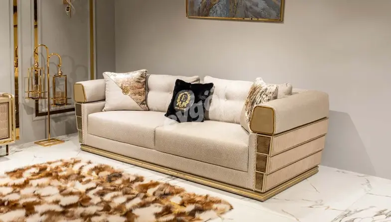 Lortela Ahşaplı Kanepe - 1