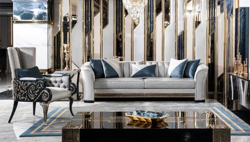 Madreno Luxury Sofa Set - 2