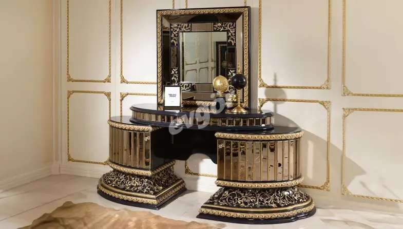 Mahaçkale Siyah Klasik Şifonyer - 1