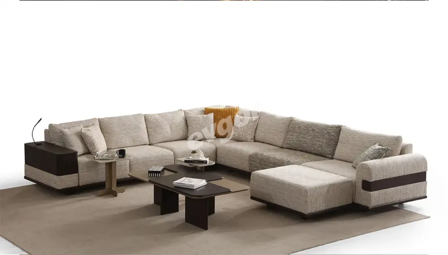 طقم كنب زاوية Marin الحديث - 3