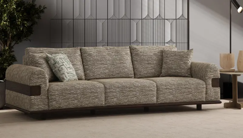 Marin Modern Üçlü Koltuk