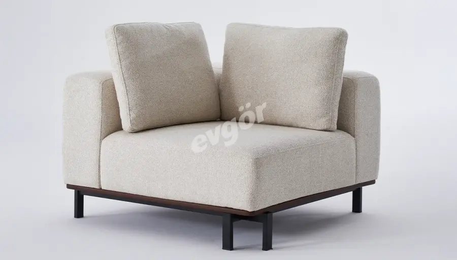 طقم كنب زاوية L الحديث Mavel - 6