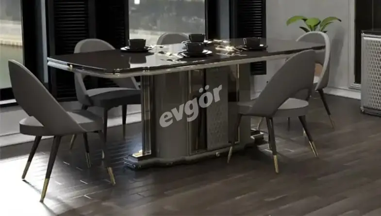 Misty Lüks Yemek Masası - 1