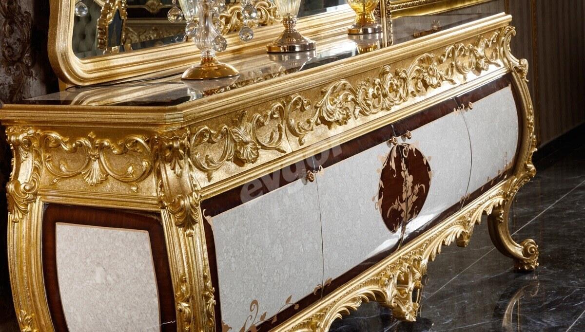 Monesa Gold Leaf Dining Room - 5