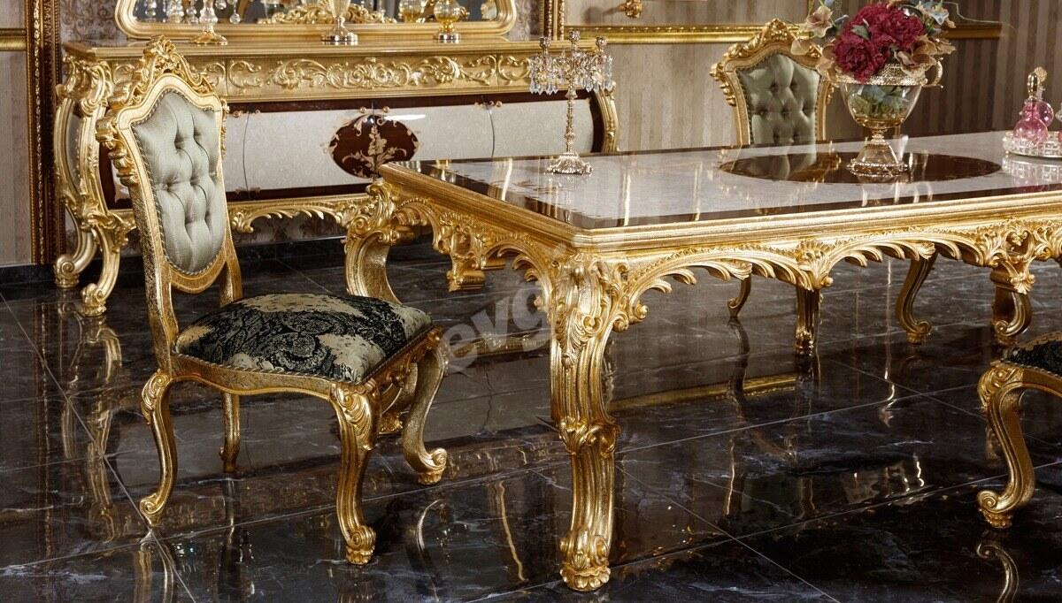 Monesa Gold Leaf Dining Room - 3