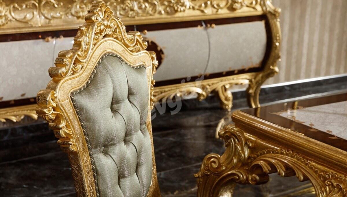 Monesa Gold Leaf Dining Room - 9