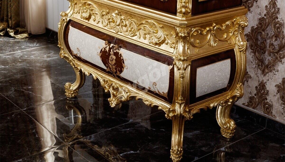 Monesa Gold Leaf Dining Room - 12