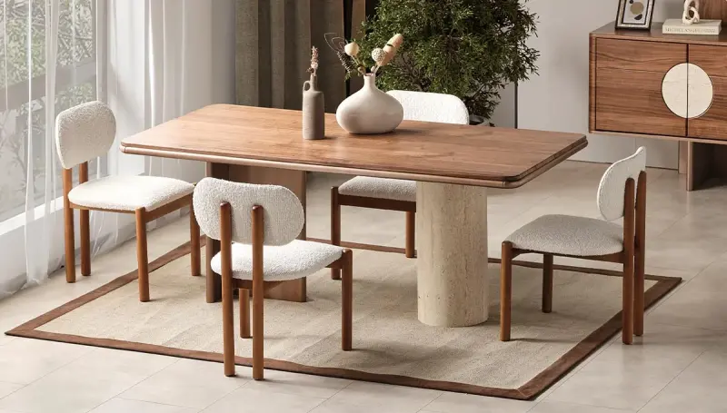 Montella Modern Ceviz Yemek Odası - 2