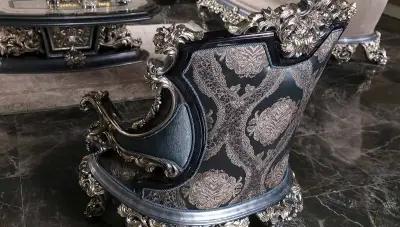 Osmanlı Mavi Klasik Koltuk Takımı - 6