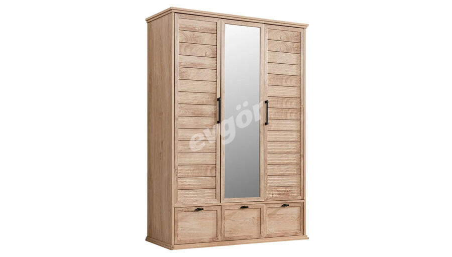 Pallema 3 Kapılı Dolap
