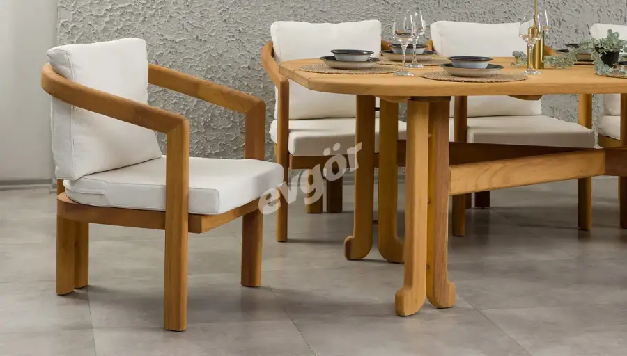 Patios طقم طاولة طعام للحديقة - 3