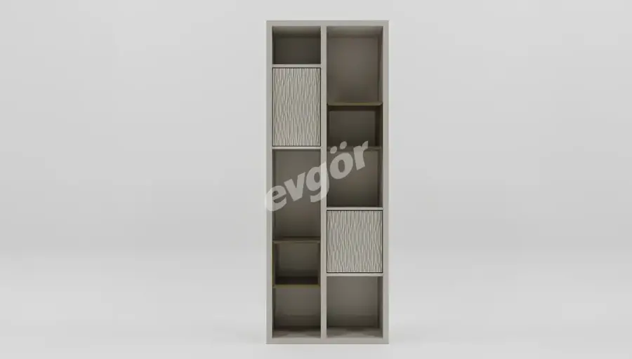 Porto Modern TV Ünitesi Raflı Modülü - 1