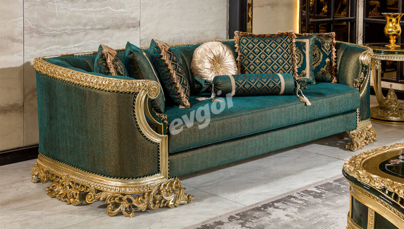 Prenses Yeşil Chester Klasik Koltuk - 1