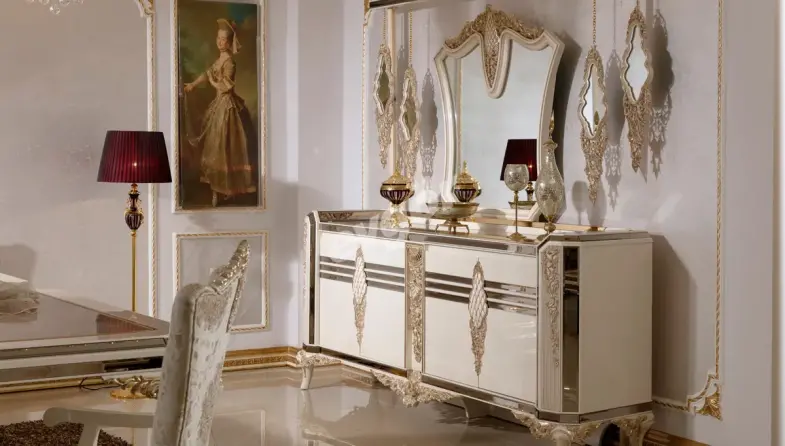 Rabesa Cream Dining Room - 6