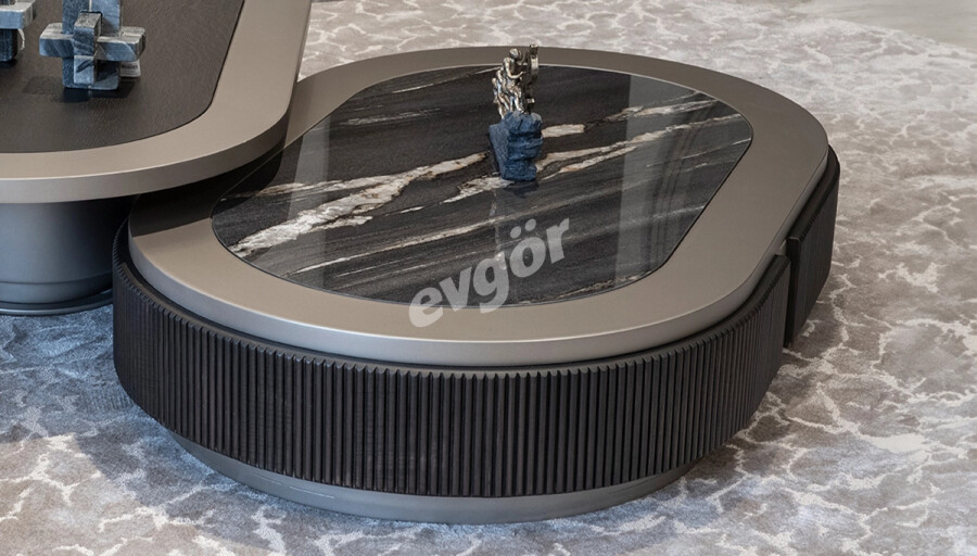 Resta Lüks Mermer Orta Sehpa