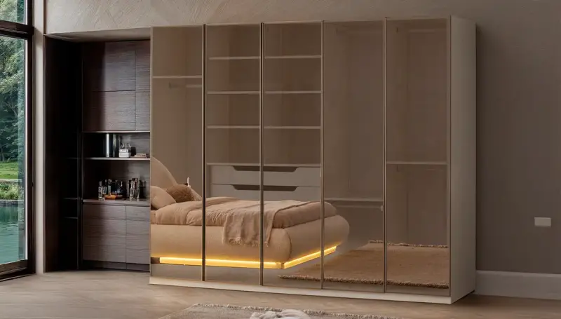 Vienna Modern 5 Kapılı Reflekte Dolap