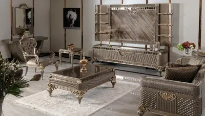 Rivesa Art Deco Sofa Set - 4