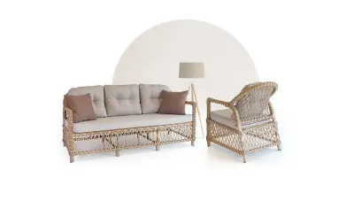 Rivoli Rattan Oturma Grubu - 3