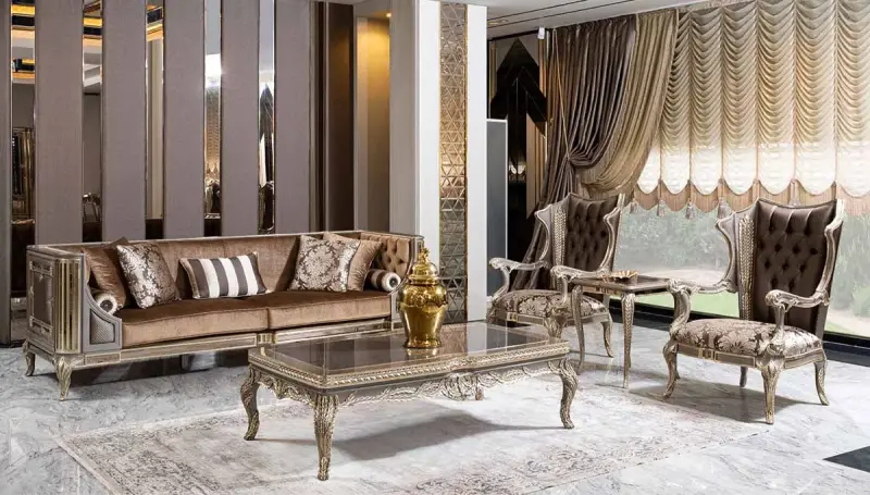 Rodesa Luxury Sofa Set - 2