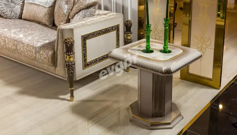 Truva Krem Lüks Koltuk Takımı - 7