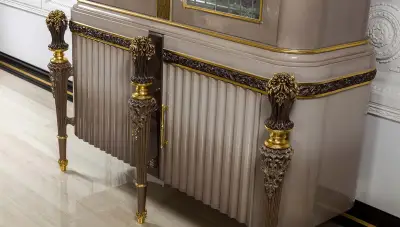 Truva Krem Lüks Yemek Odası - 8