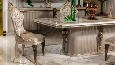 Truva Krem Lüks Yemek Odası - 3