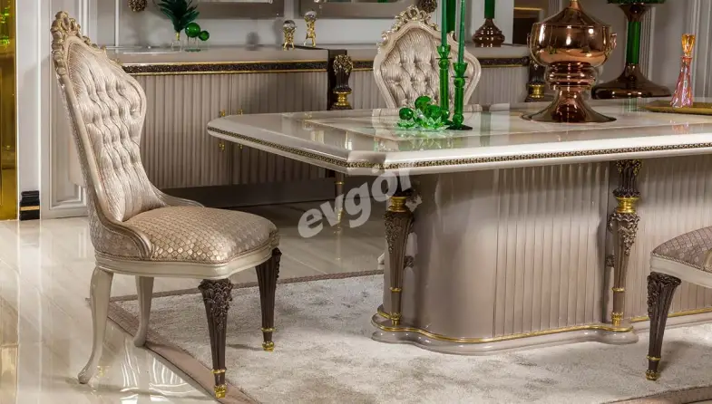 Truva Krem Lüks Yemek Odası - 3