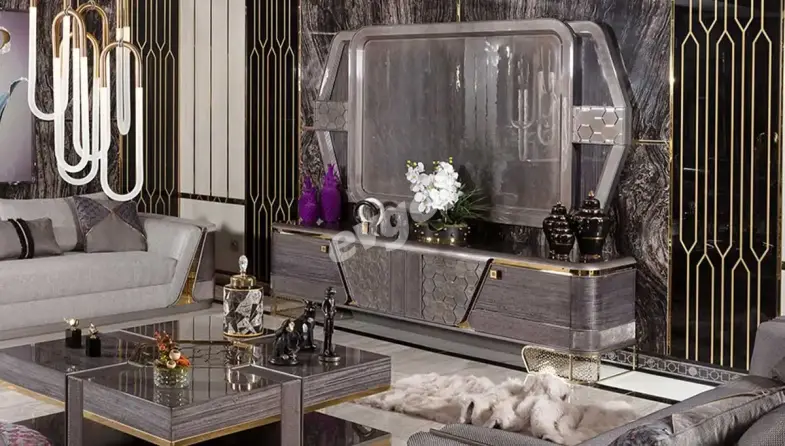 Sabrina Art Deco Sofa Set - 4