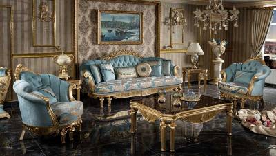 Şah Classic Sofa Set - 15