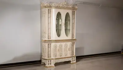 Şahmaran Beyaz Klasik Yemek Odası - 6