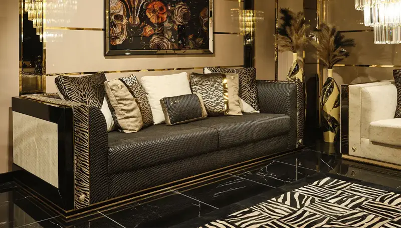 Sarah Metal Sofa Set - 2