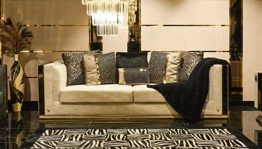 Sarah Metal Sofa Set - 3