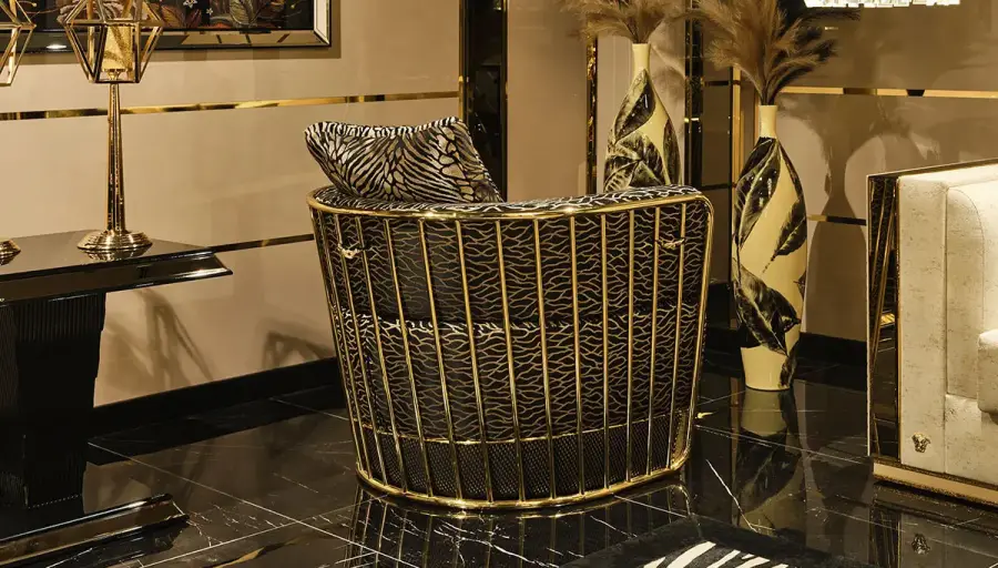 Sarah Metal Sofa Set - 6