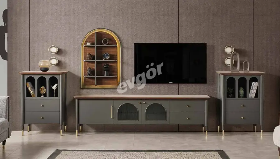 Sarina Antrasit Modern TV Ünitesi - 1