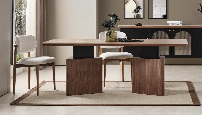 Sarina Siyah Modern Yemek Masası - 1