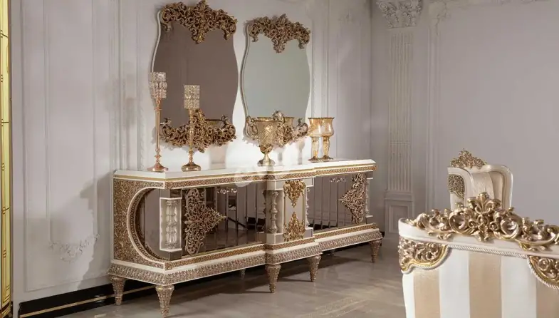 Selçuklu Krem Klasik Konsol - 1