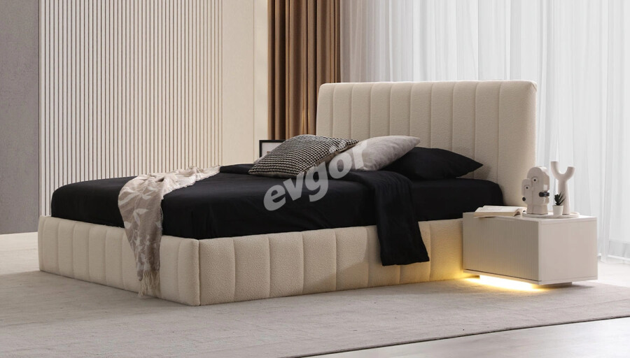 Solena Modern Bazalı Karyola (160 cm)