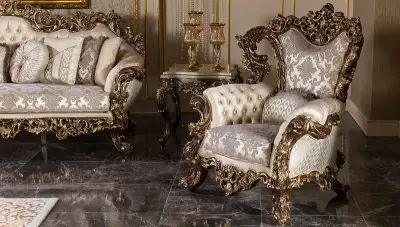 Süleyman Şah Kahverengi Klasik Berjer - 1