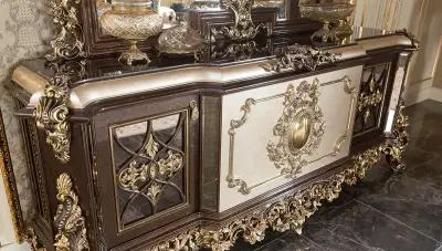 Süleyman Şah Kahverengi Klasik Konsol - 2