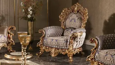 Sultan Klasik Koltuk Takımı - 5