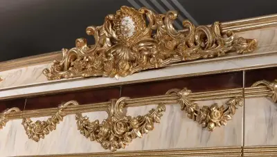 Sultan Krem Klasik Yatak Odası - 8